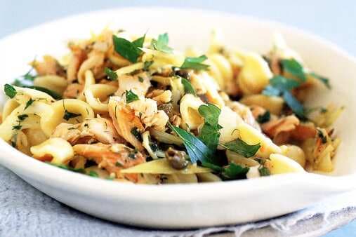 Smoked Trout Lemon And Fennel Pasta