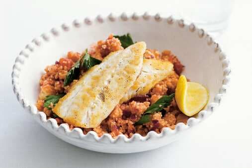 Snapper With Tomato & Parsley Couscous