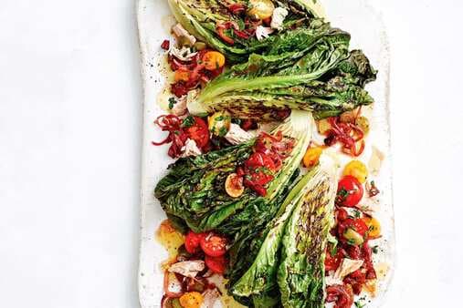 Spanish Salad With Chargrilled Cos Lettuce