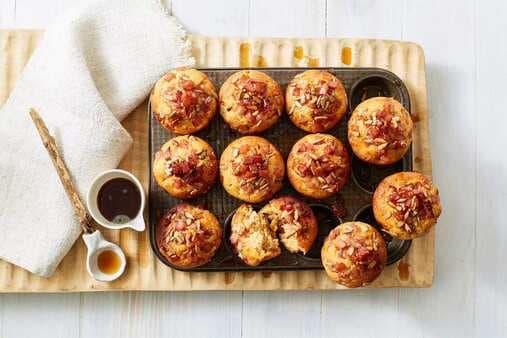 Spiced Sweet Potato And Maple Bacon Muffins