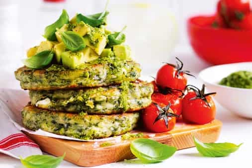 Spinach And Feta Fritters