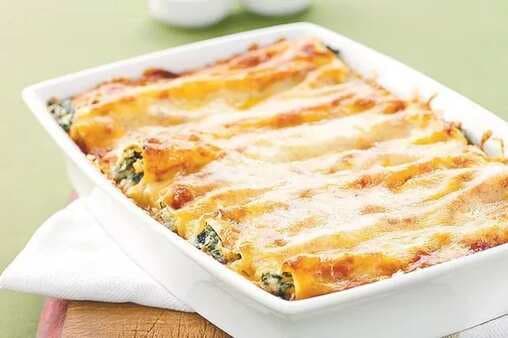 Spinach And Ricotta Cannelloni For Two