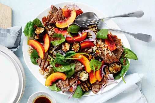 Steak And Nectarine Salad