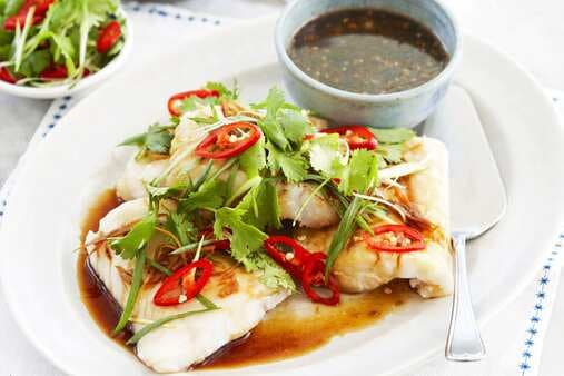 Steamed Ginger And Soy Fish