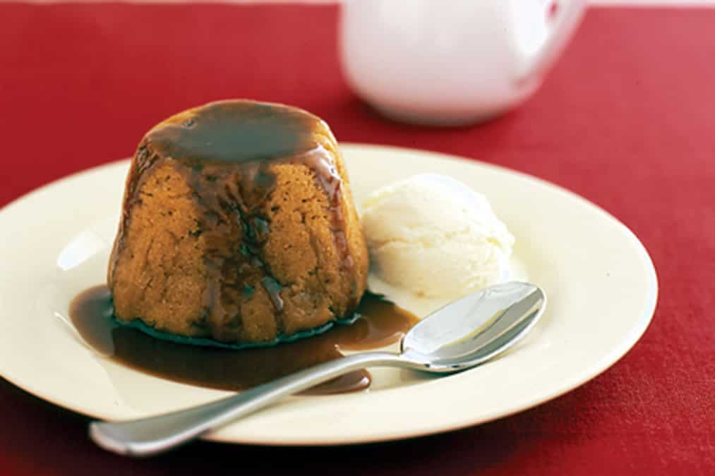 Steamed Pudding With Butterscotch Sauce