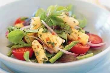 Stir Fry Calamari Salad