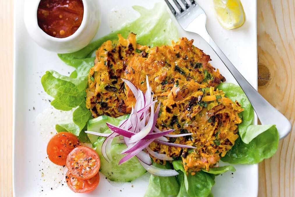 Sweet Potato And Ham Fritters