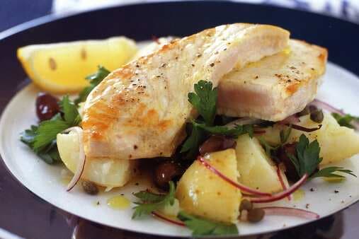 Swordfish With Warm Potato Salad