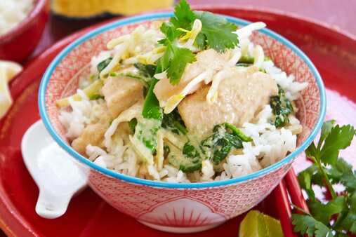Thai Green Curry With Jasmine Rice
