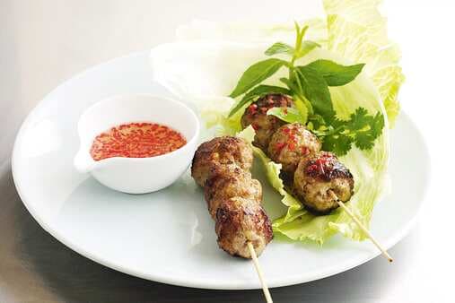 Thai Pork Skewers With Chilli Dipping Sauce