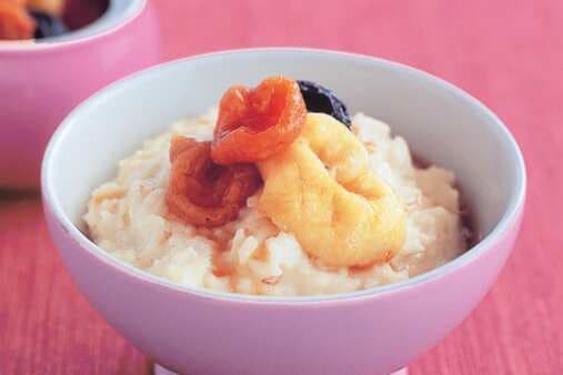 Vanilla Risotto With Winter Fruit Compote