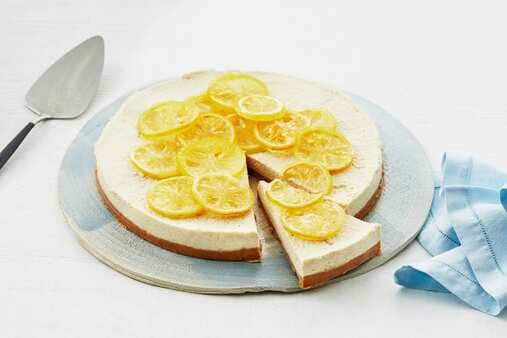 Vegan Lemon Cheesecake'