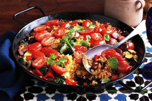 Vegetable & Chorizo Paella
