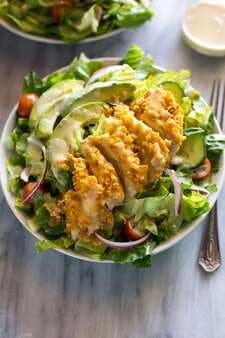 Crusted Honey Mustard Chicken Salad
