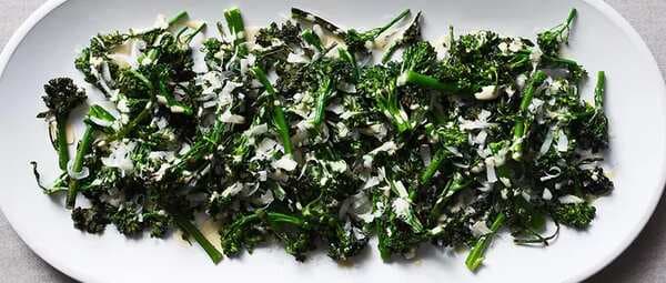 Charred Broccolini With White Anchovy Vinaigrette