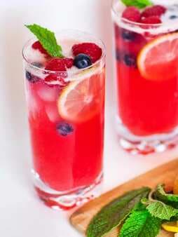 Sparkling Raspberry Lemonade 
