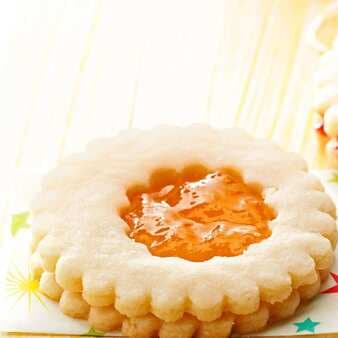 Almond Jelly Cookies
