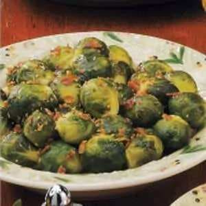 Bacon-Topped Brussels Sprouts
