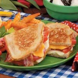 Bacon-Topped Grilled Cheese