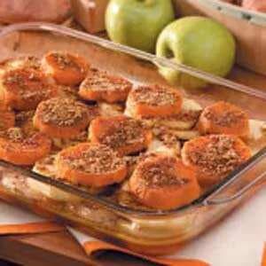Baked Sweet Potatoes And Apples