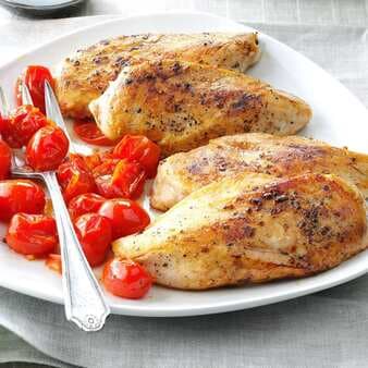 Balsamic Chicken with Roasted Tomatoes