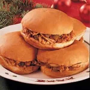 Barbecued Turkey Sandwiches