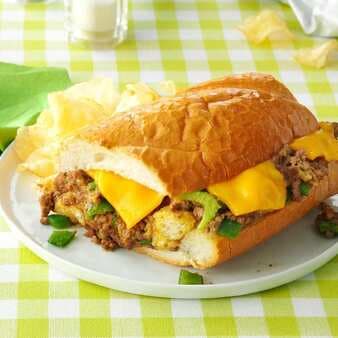 Beef-Stuffed French Bread