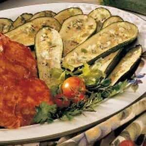 Broiled Zucchini With Rosemary Butter