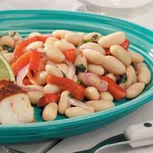 Cannellini Bean Salad With Roasted Peppers