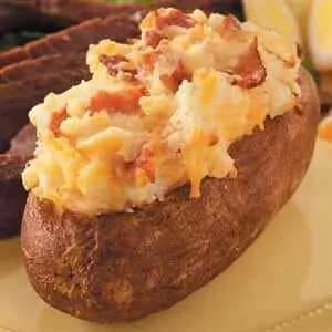 Cheddar Twice-Baked Potatoes