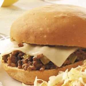 Cheese-Topped Sloppy Joes