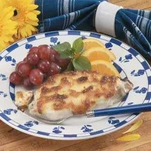 Cheese-Topped Swordfish