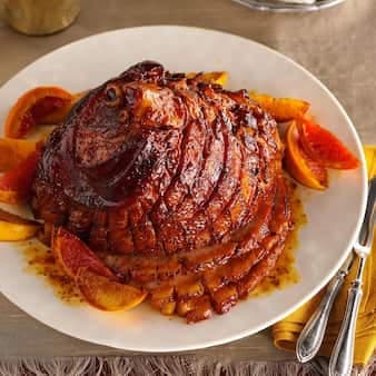Citrus-Molasses Glazed Ham