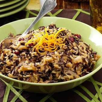 Cranberry Rice With Caramelized Onions