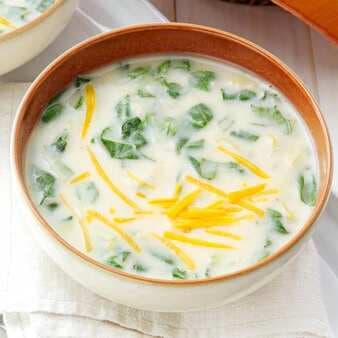 Creamy Spinach & Potato Soup
