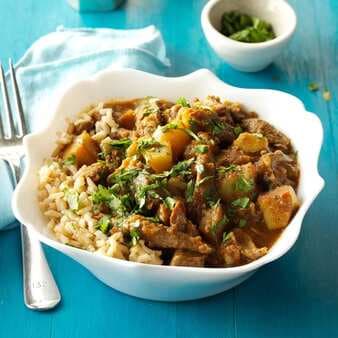 Curried Lamb And Potatoes