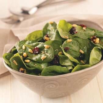 Curry-Cranberry Spinach Salad