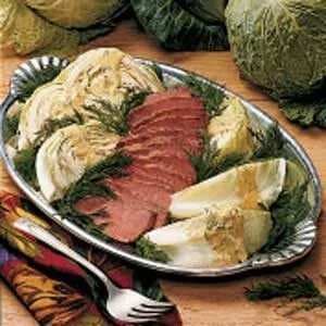 Dilly Corned Beef and Cabbage