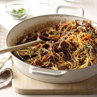 Easy Asian Beef And Noodles