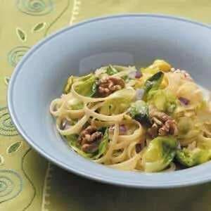 Fettuccine With Brussels Sprouts