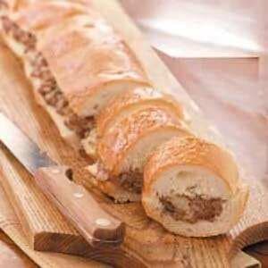 French Bread Stuffed With Beef