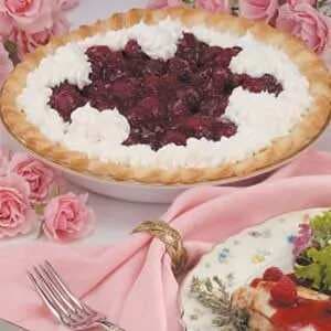 Fresh Glazed Raspberry Pie