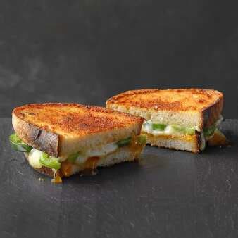 Grilled Cheese, Apricot and Jalapeno Sandwich