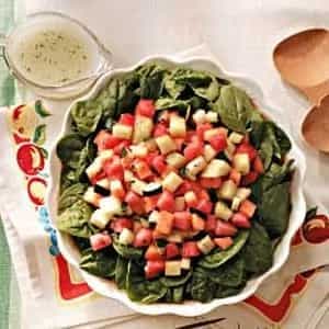Melon Salad with Poppy Seed Vinaigrette