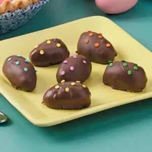 Peanut Butter and Marshmallow Chocolate Eggs