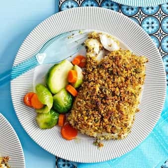 Pistachio-Crusted Fish Fillets