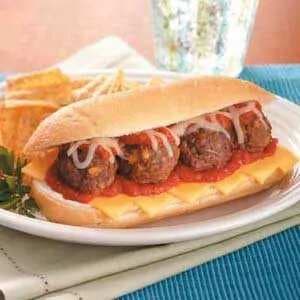 Pizza Meatball Subs