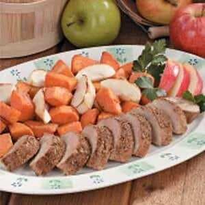 Pork With Apples And Sweet Potatoes