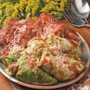 Ribs 'N' Stuffed Cabbage