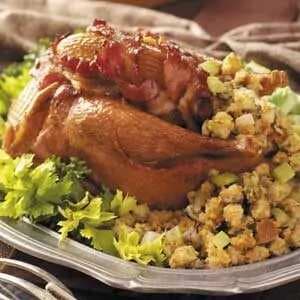 Roasted Pheasants With Oyster Stuffing